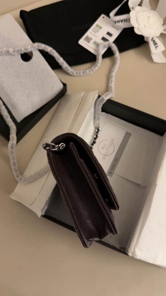 فوري Chanel bag كروس باق بني