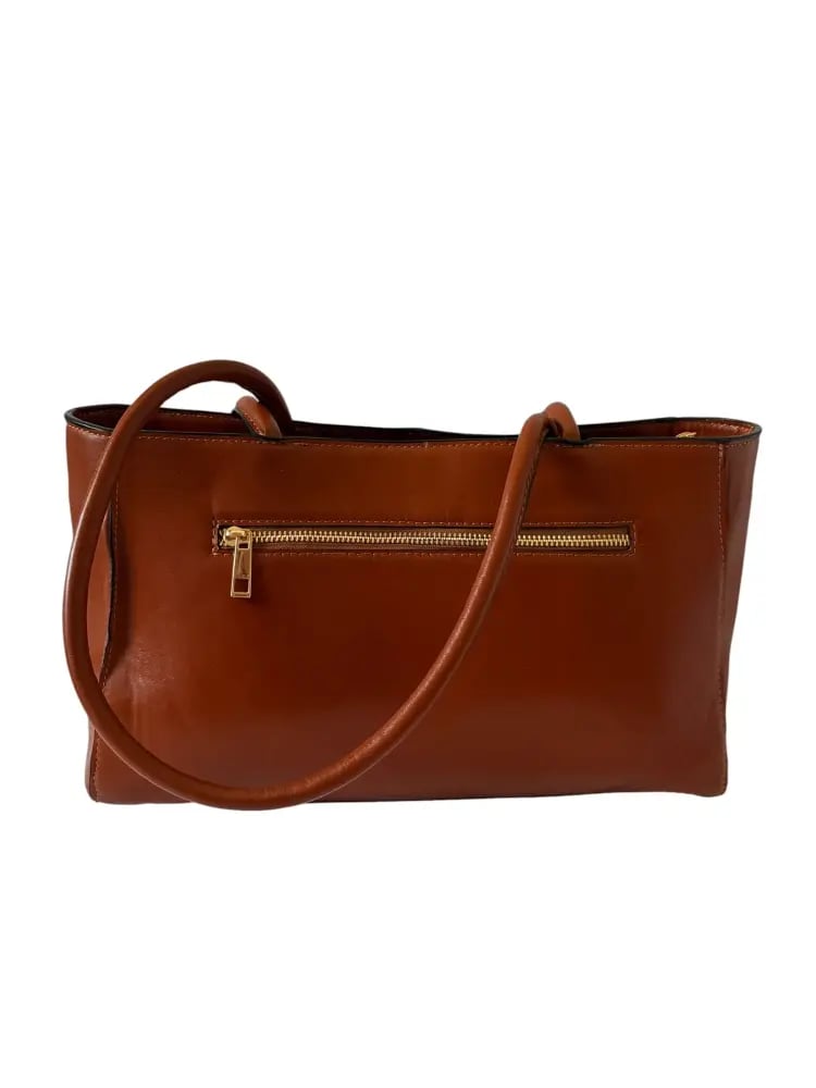 شنطة جلد طبيعي نسائية سما - Second Bag