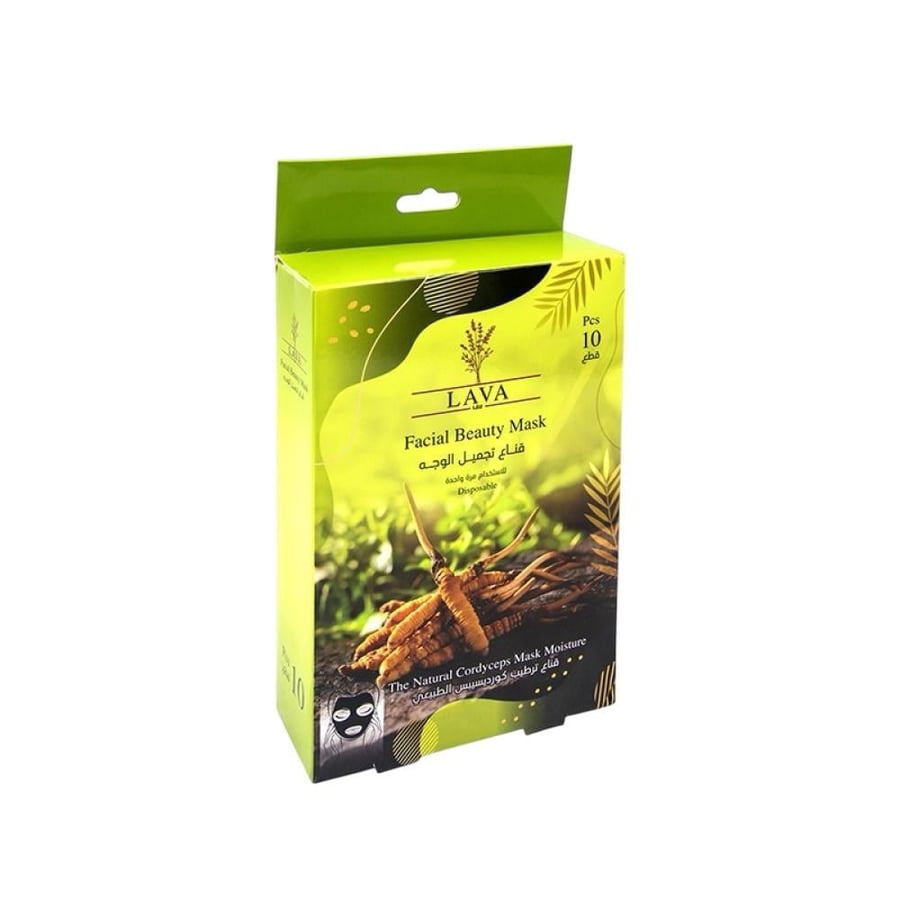 Lava Chada Cordyceps Facial Mask - 10 pcs