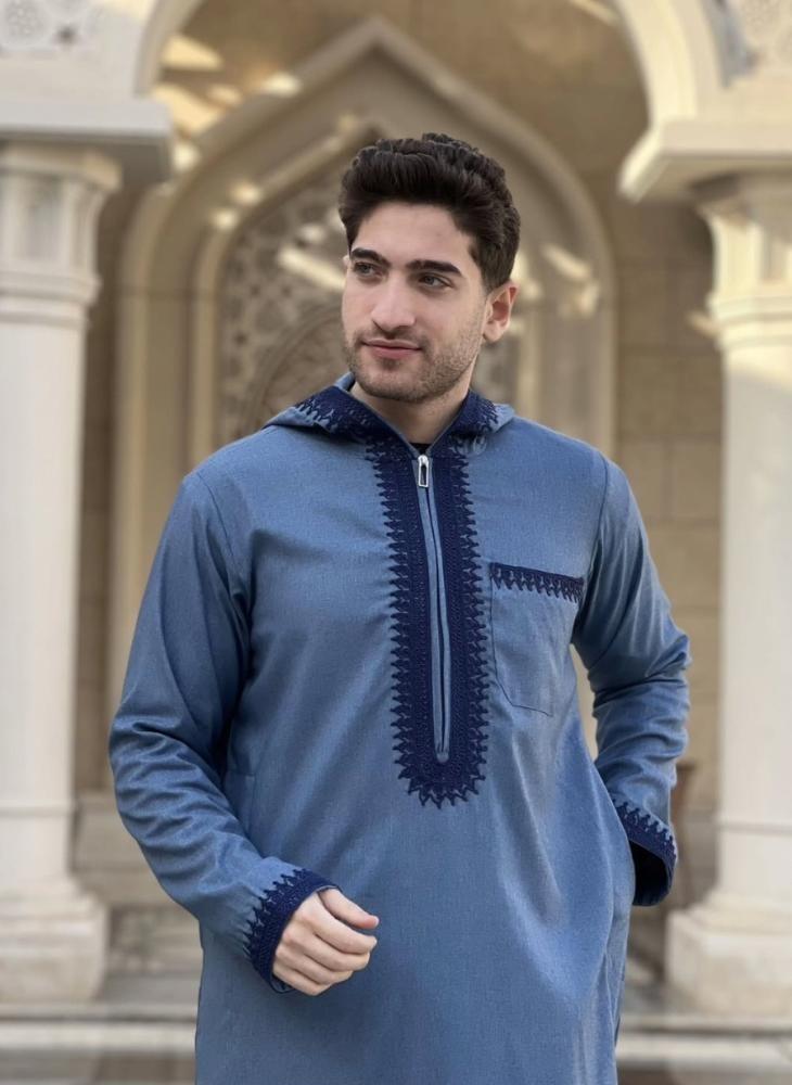 ثوب مغربي شتوي فاخر