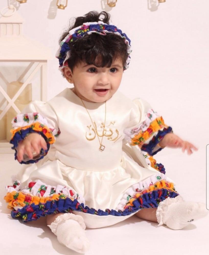 فستان بطبقات اشالكي