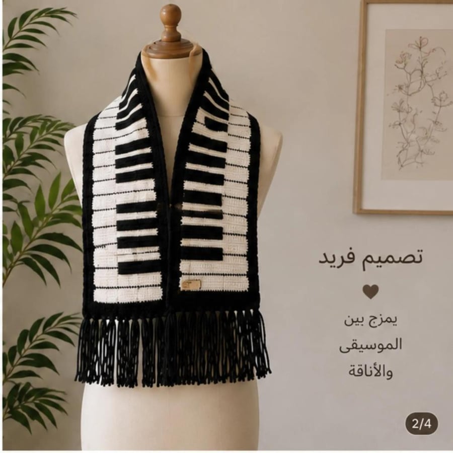 سكارف البيانو