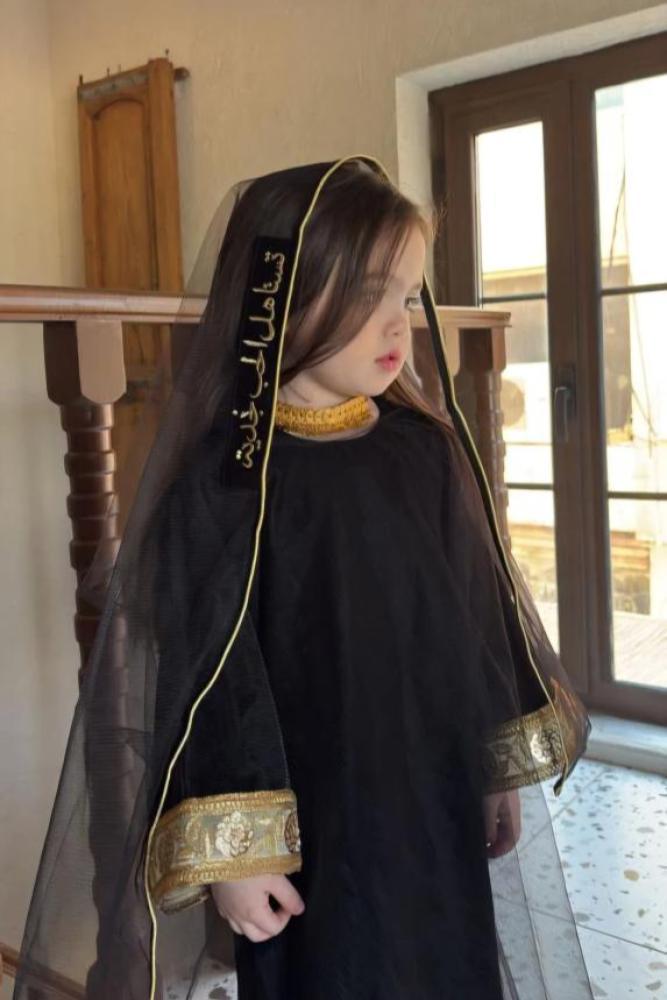بكج الزي النجدي للام والبنت حسب الطلب
