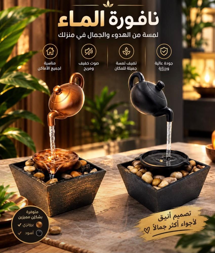 نافورة مياة شكل إبريق
