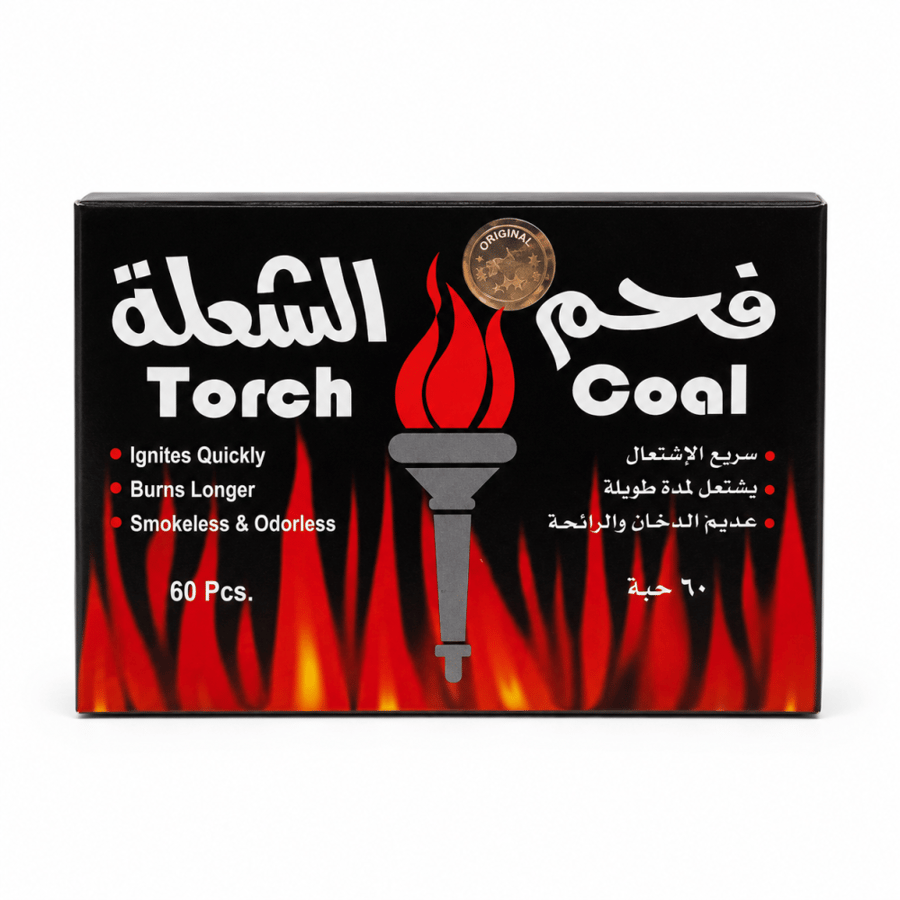 فحم الشعلة  سريع الاشتعال صغير - كبير