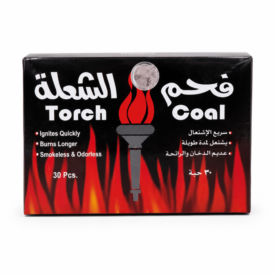 فحم الشعلة  سريع الاشتعال صغير - كبير