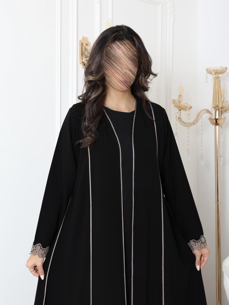 عباية سوداء كلفة برونزية V059