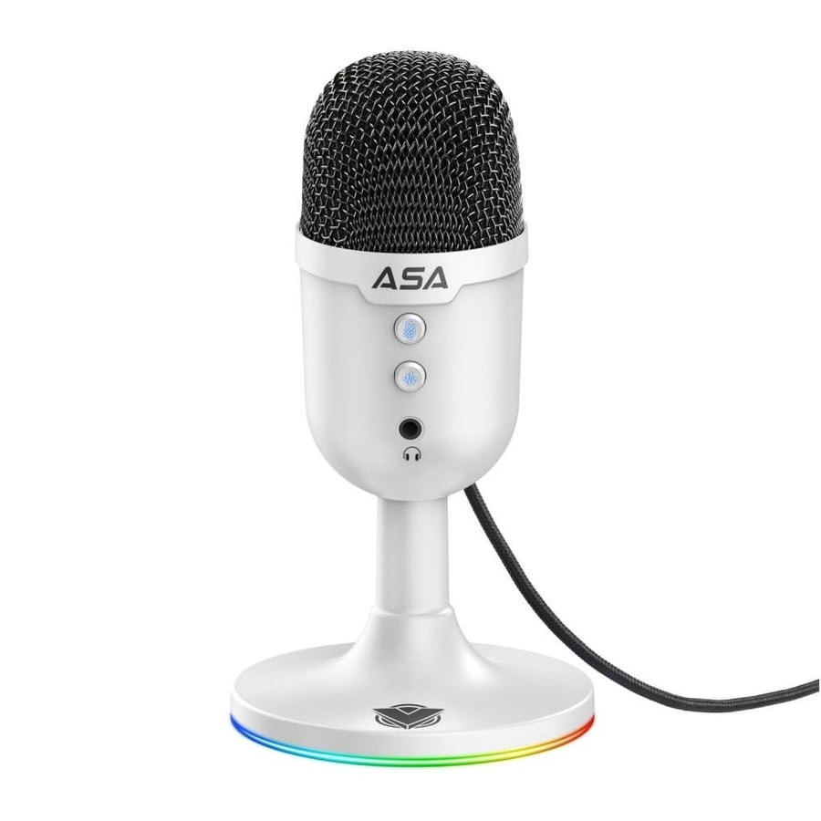 مايك قيمنق احترافي ستريمر من ASA - ابيض
