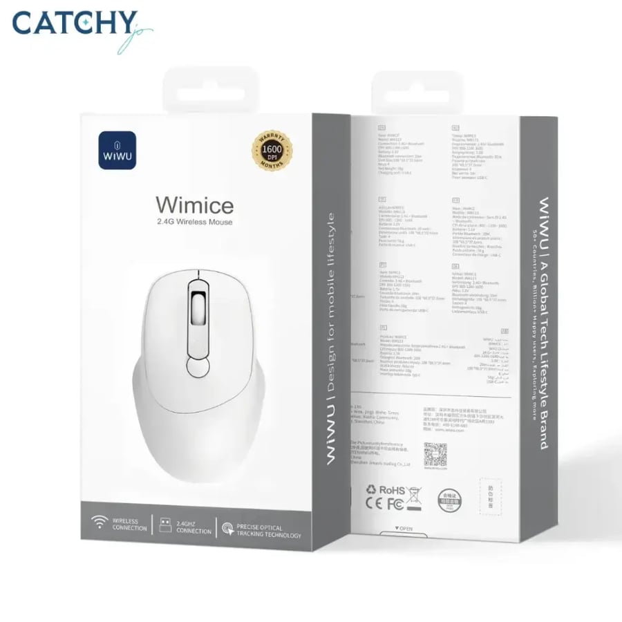 Wiwu Wimice Wireless Mouse  -White