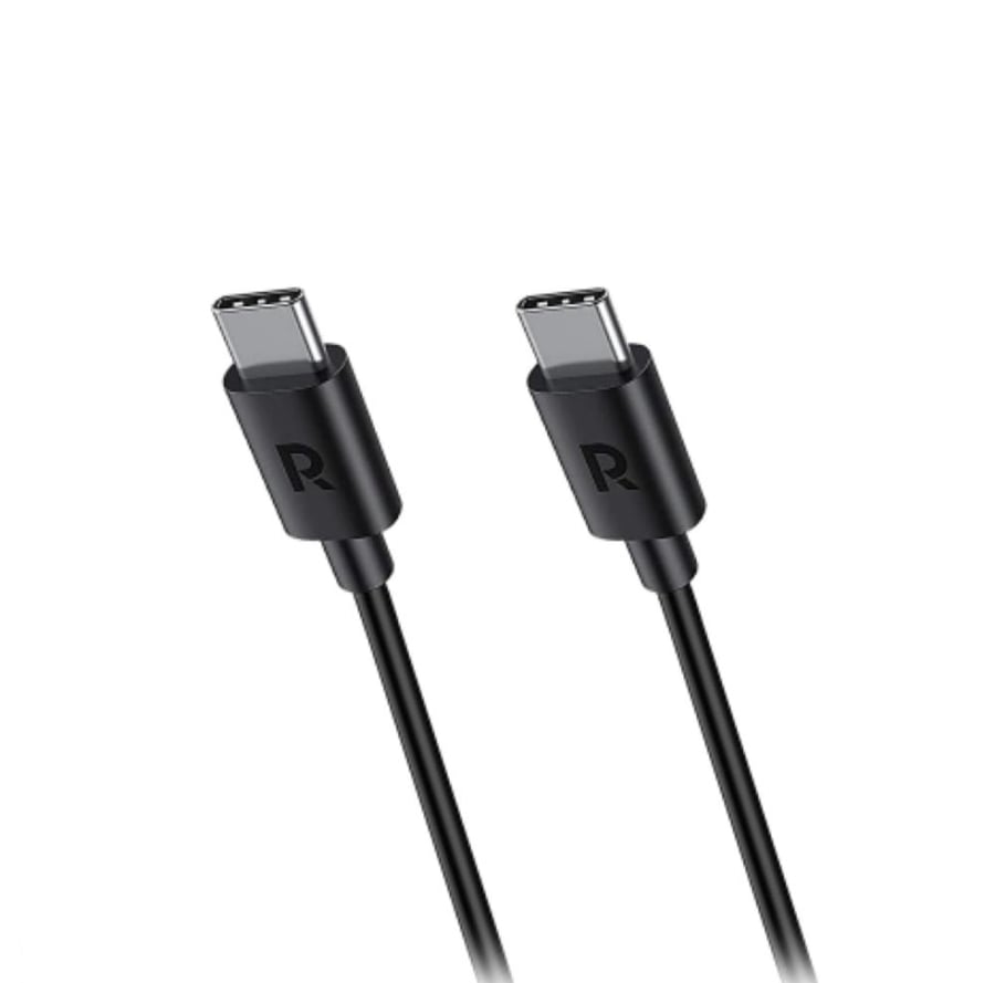 كيبل من راف باور Type-C إلى Type-C بقوة 60 واط بطول 1m - RAVPOWER