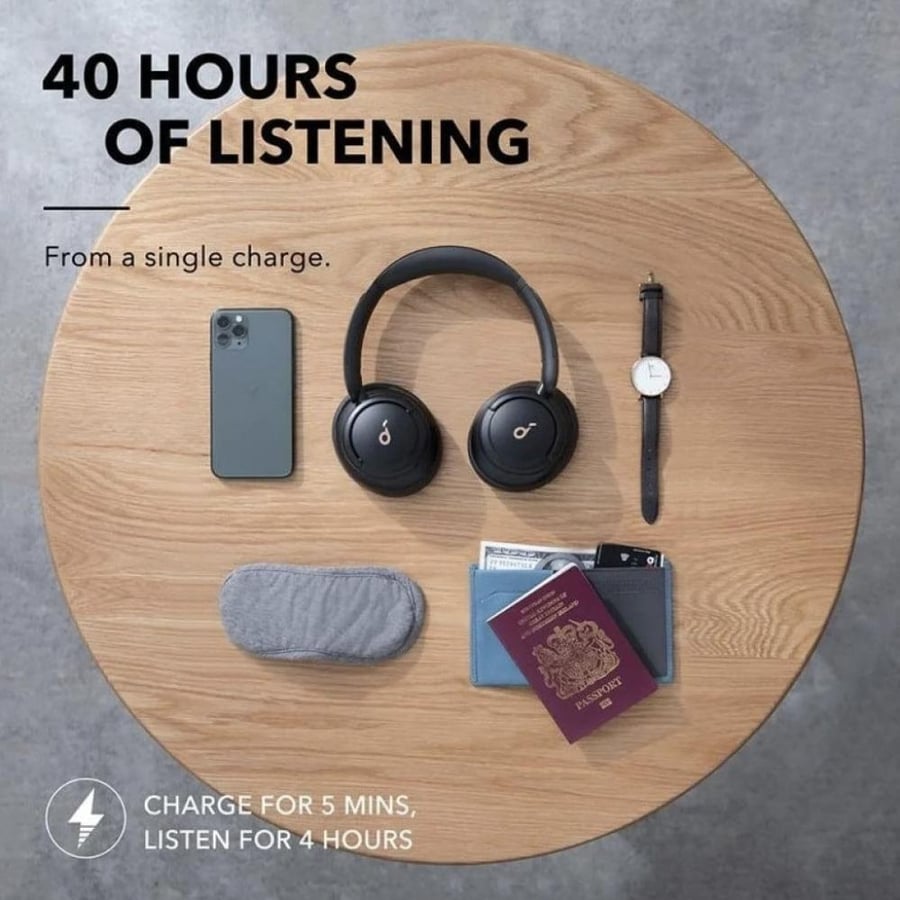 سماعة انكر ساوندكور Anker Soundcore Life Q30 - اسود