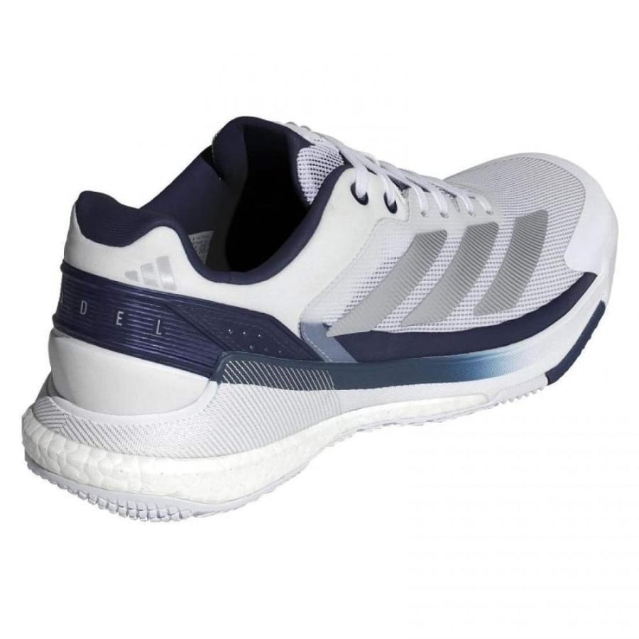 Adidas crazyquick boost padel white blue sneakers