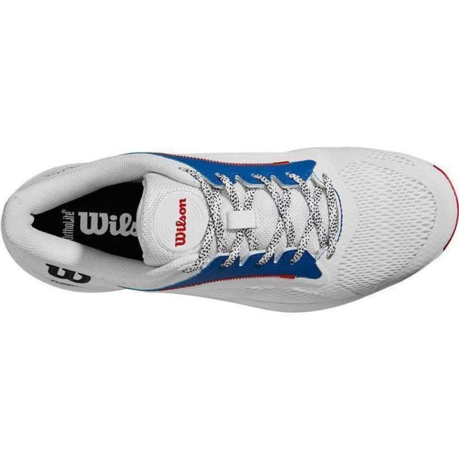 Wilson hurakn 2.0 white blue red shoes