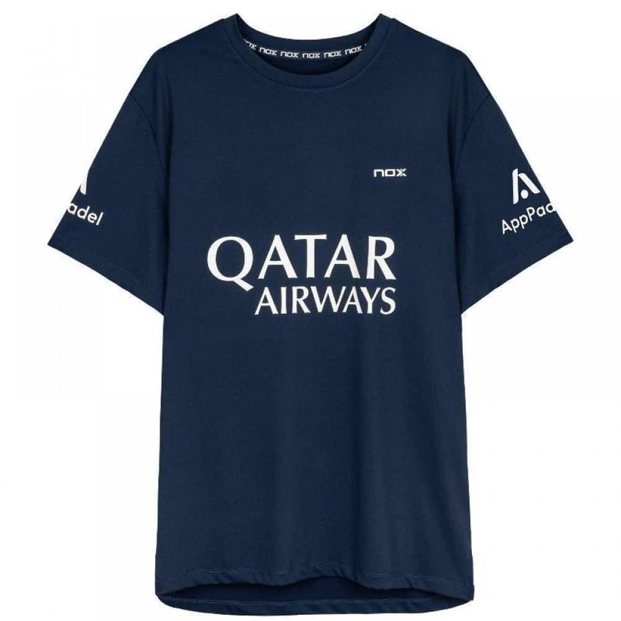 Nox agustin tapia sponsors AT10 Dark blue 2024 T-shirt