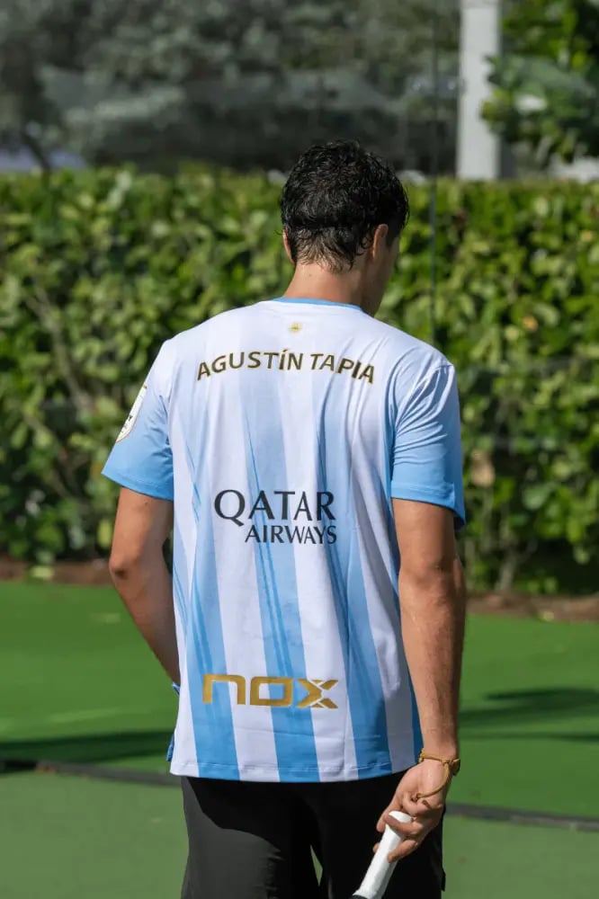 T-shirt nox sponsors AT10 light blue agustin tapia 2026