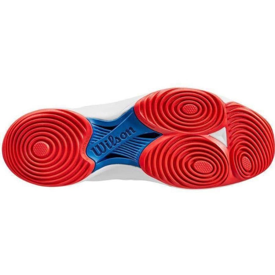 Wilson hurakn 2.0 white blue red shoes