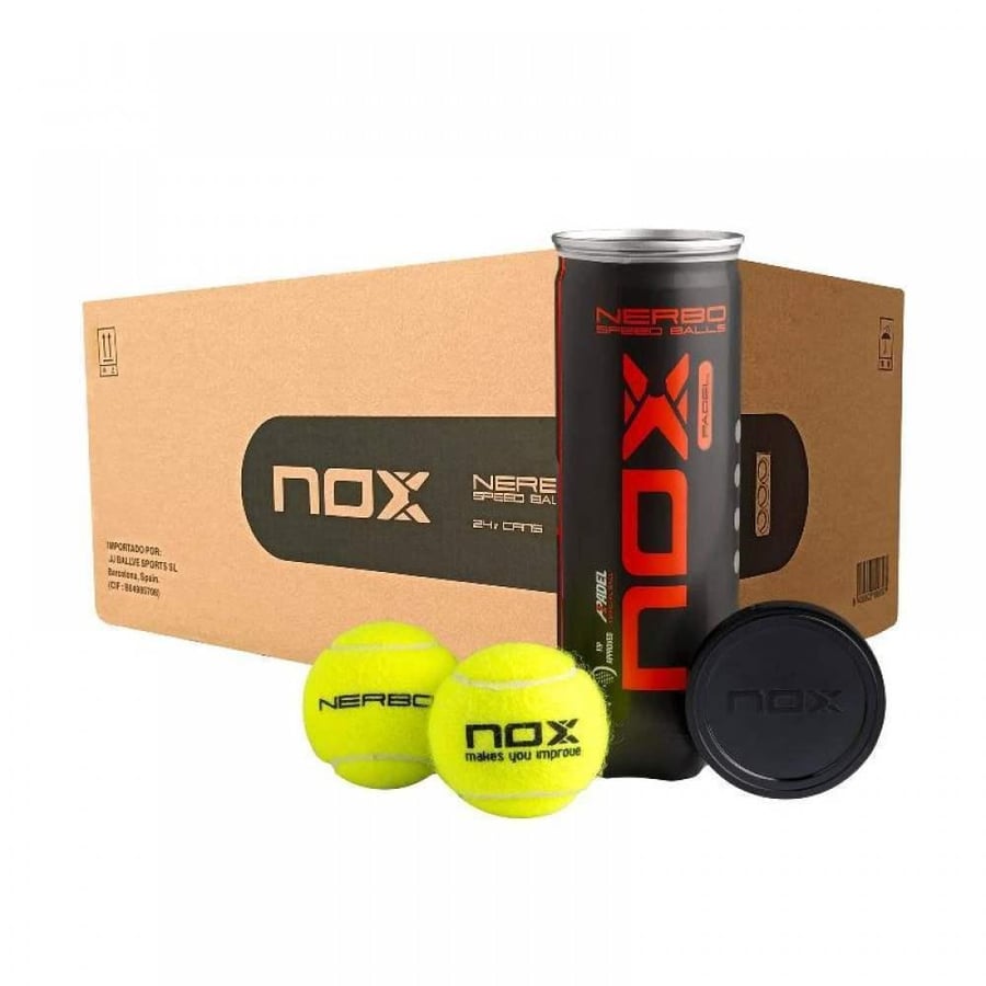 Cajon 72 pelotas -24 botes de 3 uds- nox nerbo