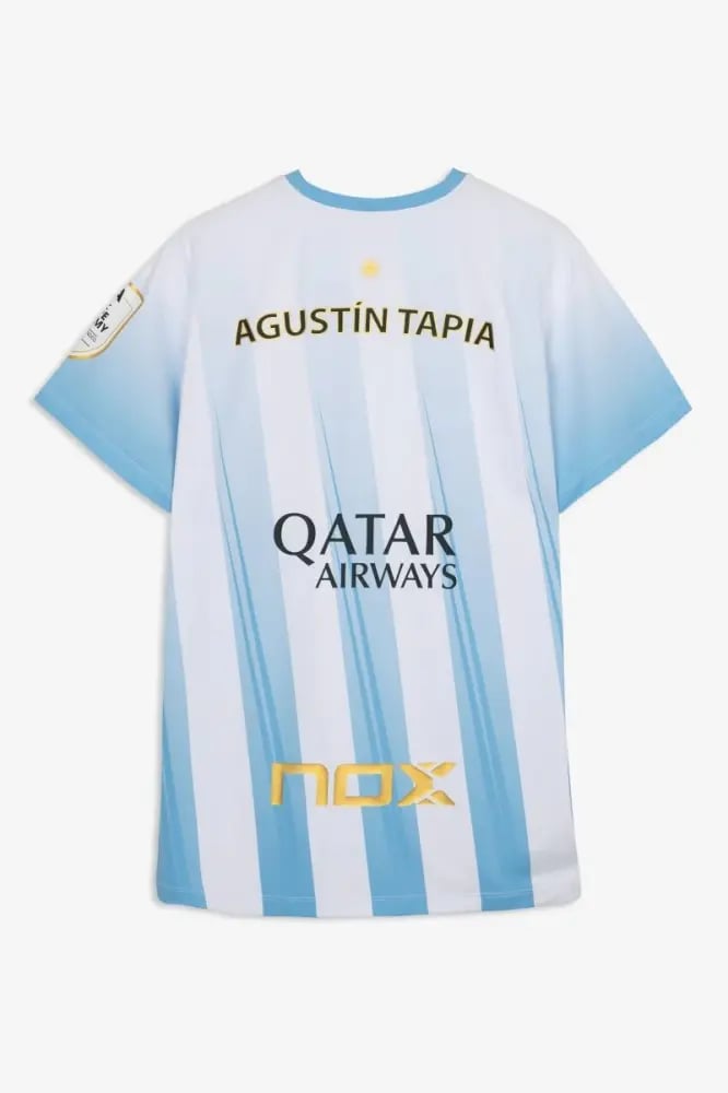 T-shirt nox sponsors AT10 light blue agustin tapia 2026