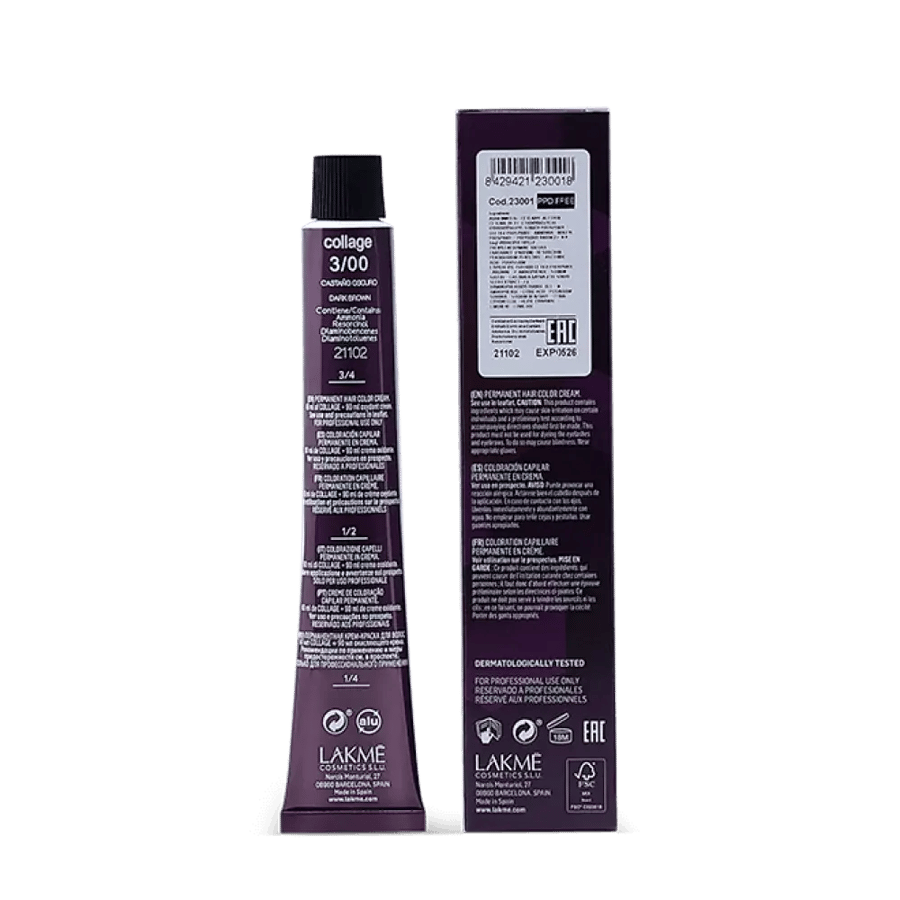 لاكمي كولاج 3 00 كريم صبغة شعر 60 مل