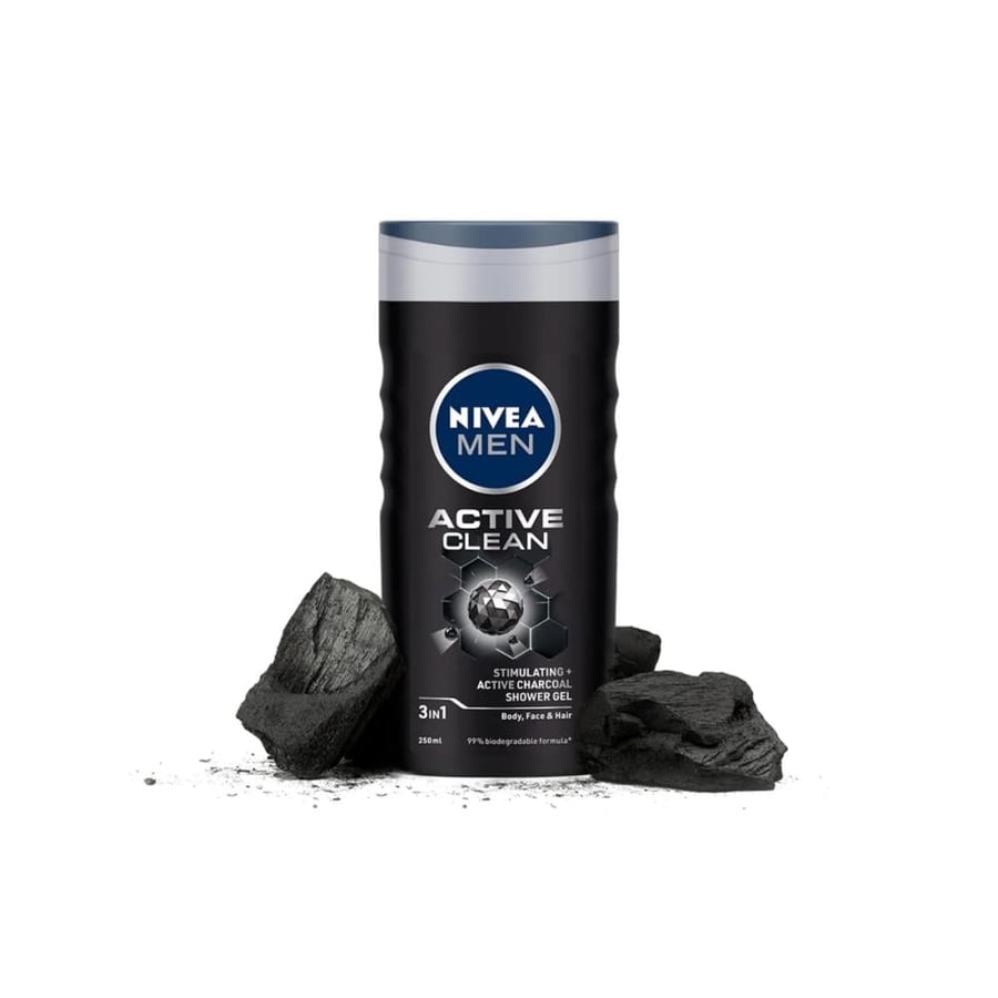 Nivea Active Clean Men Shower Gel 250ml
