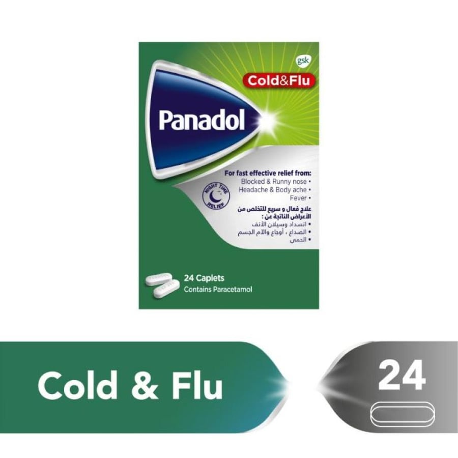 Panadol Cold and Flu 500 Day Tablet 24