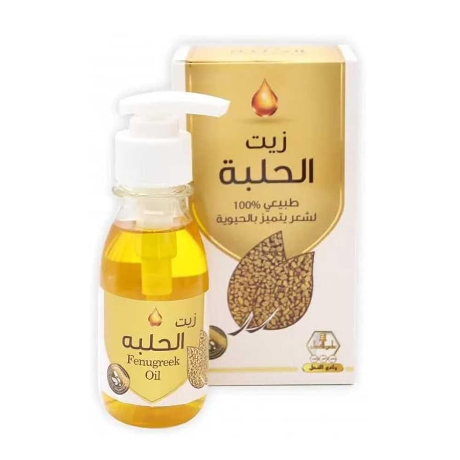 وادي النحل زيت الحلبة للشعر 125 مل