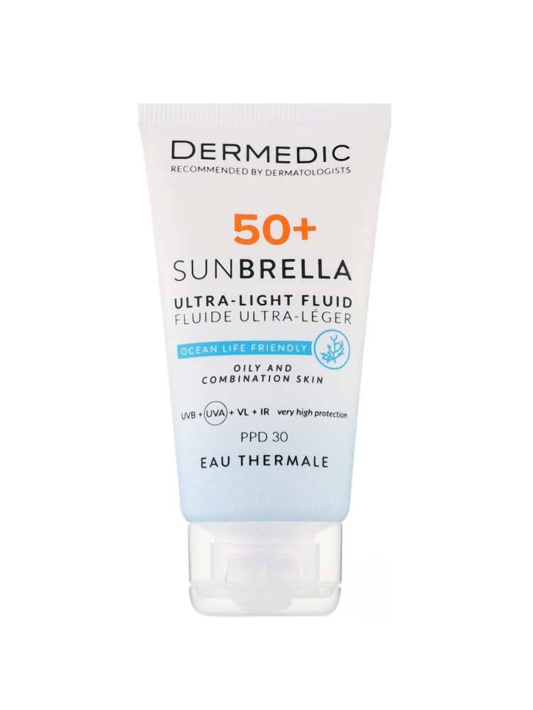 ديرميديك صن بريلا فلويد فائق الخفة SPF50