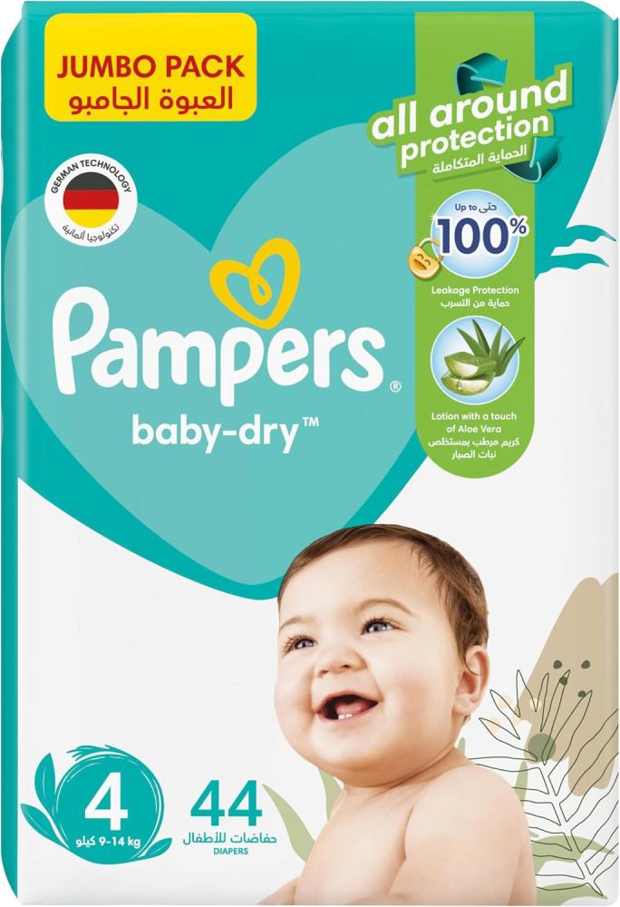 Pampers Active Baby Diaper Size 4 44 Count