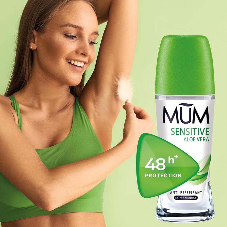 MUM Sensitive Aloe Vera Roll-On Deodorant 50 ml
