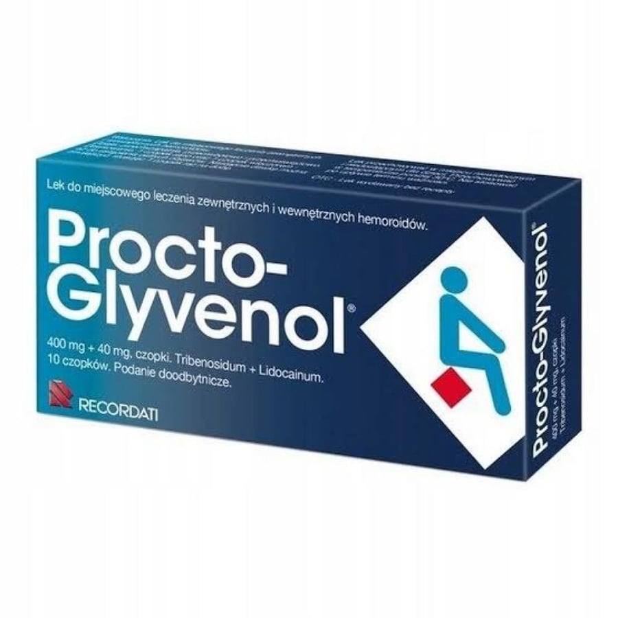 Procto Glyvenol 400 40mg Suppository 10