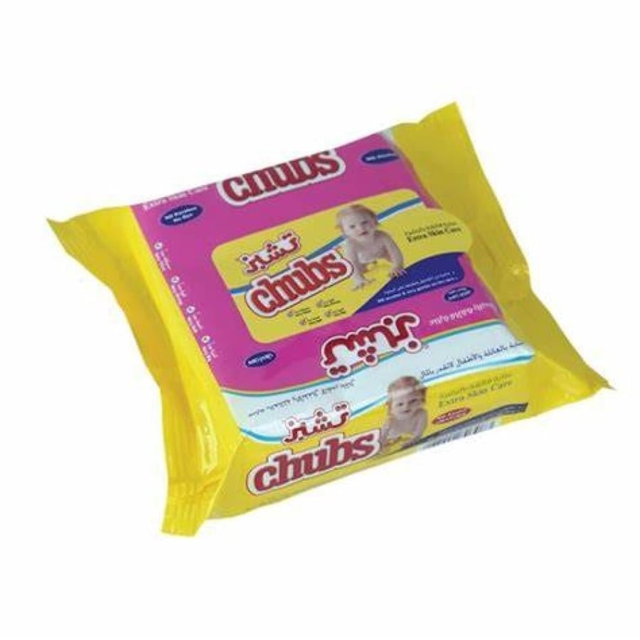 Chubs Baby Wipes Bag Extra Skin Care 40 Pack x 4Saver Pack