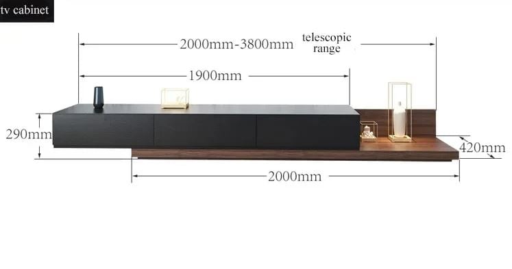 Wooden TV stand