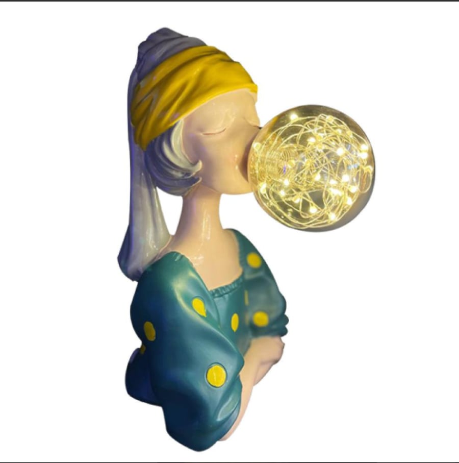 اباجورة Deal GZ6303 Blue Table Lamp صورة ثانية