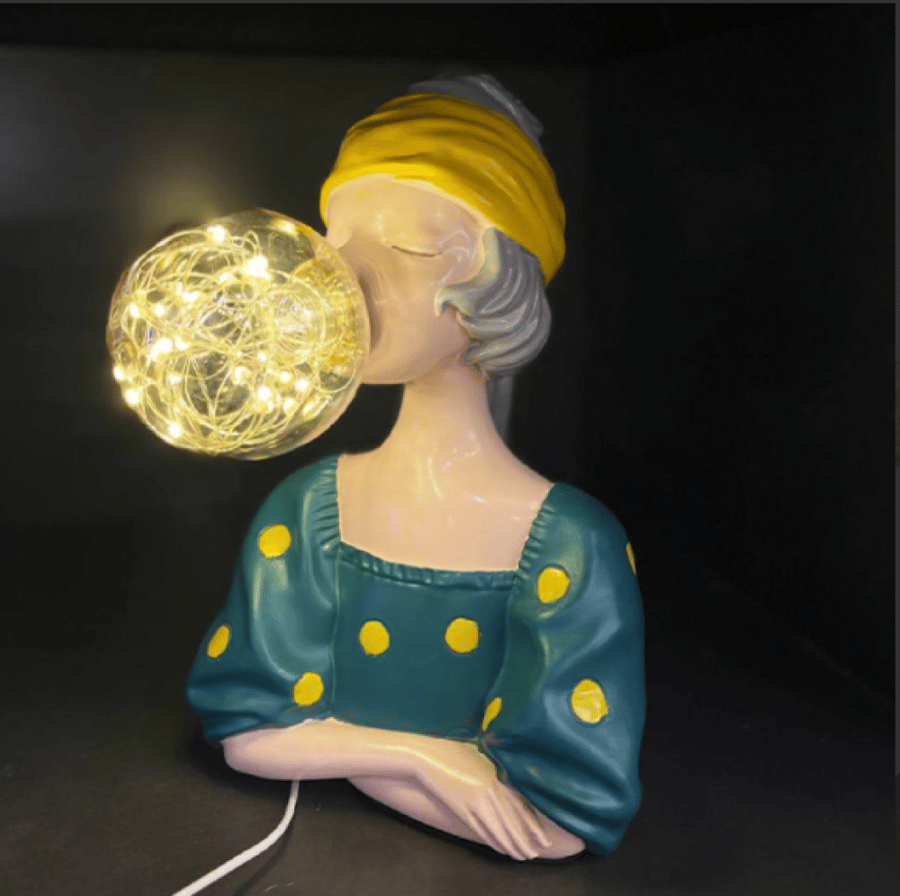 اباجورة Deal GZ6303 Blue Table Lamp صورة ثالثة