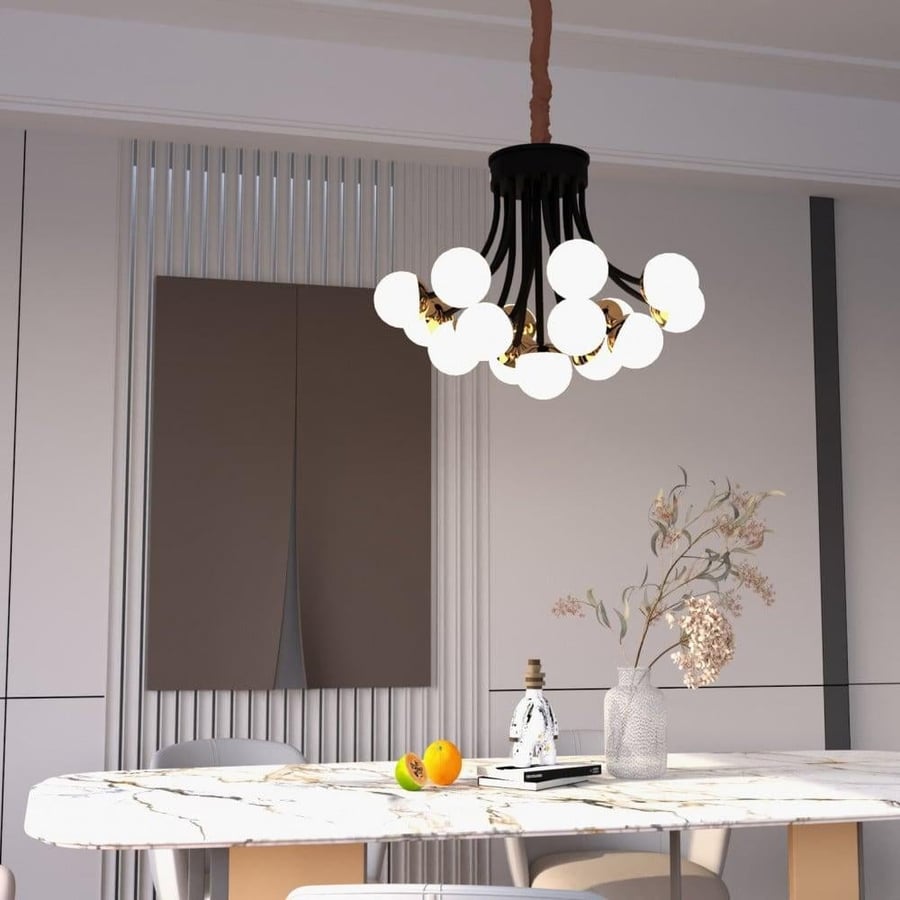 ثريا جديده مودرن LED N من كريستال المدى للإنارة