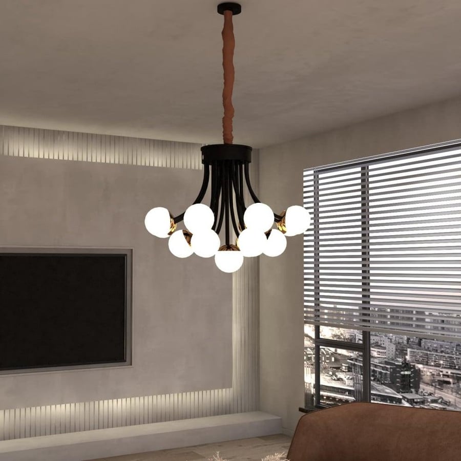 ثريا جديده مودرن LED N صورة رابعة