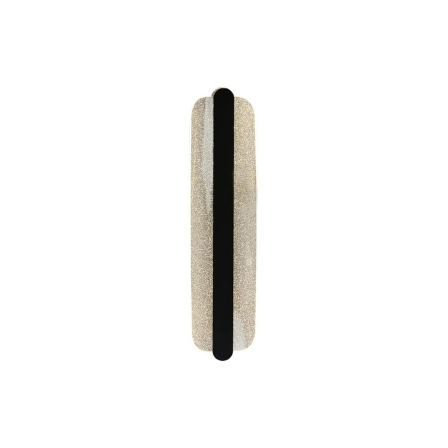 Modern black applique with lighting, 3 lights, 12 watts