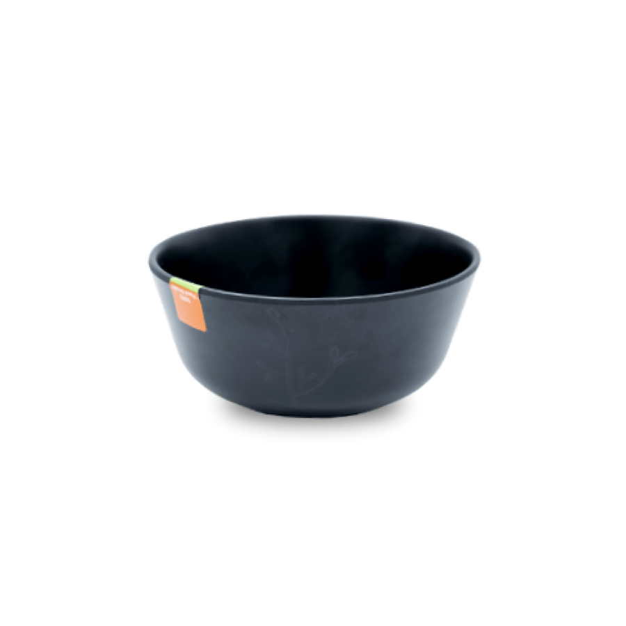 Servewell Melamine Black Matte Soup Bowl 11.5Cm   - Made In India  - Made In India
