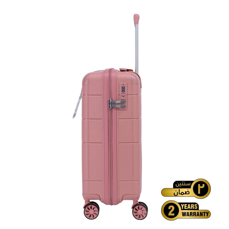 Prince Pro.  PP Premium  Luggage (8 Wheels) - Roycé 28 Inch/104.4 Liter Large  -  Rose Gold - 2 year Warranty