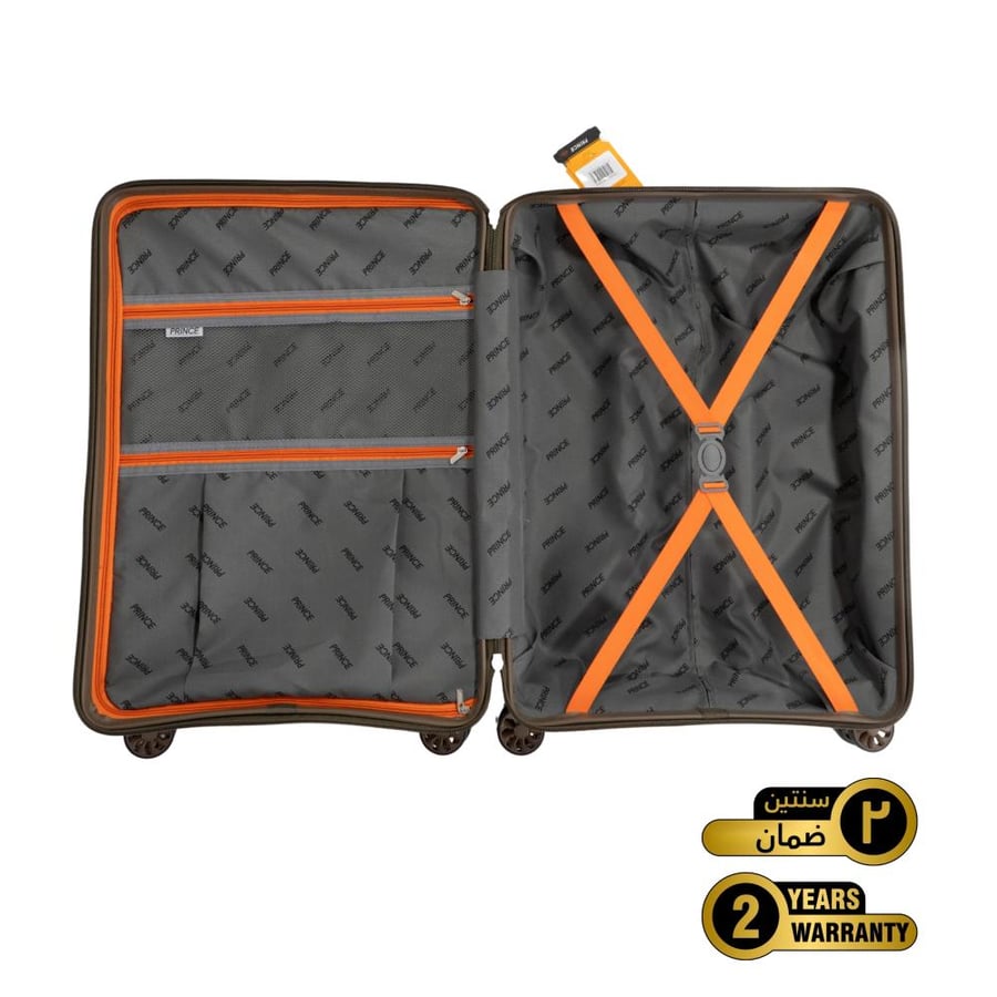 Prince Pro.  PP Premium  Luggage (8 Wheels) - Roycé 20 Inch / 42.3Liter Small -  Blue- 2 year Warranty
