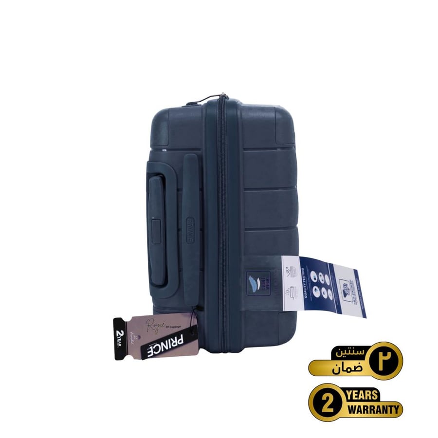 Prince Pro. PP Premium Luggage (8 Wheels) - Roycé 24 Inch/78.4 Liter Medium - Blue- 2 year Warranty