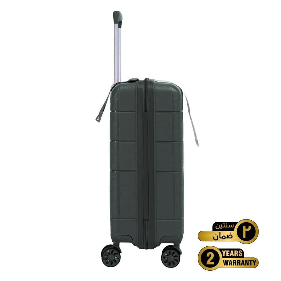 Prince Pro.  PP Premium  Luggage (8 Wheels) - Roycé 20 Inch / 42.3Liter Small -  Olive Green - 2 year Warranty