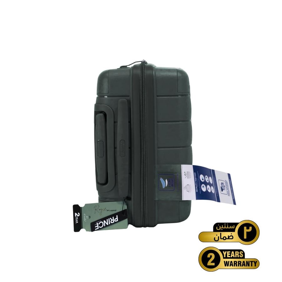 Prince Pro. PP Premium Luggage (8 Wheels) - Roycé 28 Inch/104.4 Liter Large - Olive Green - 2 year Warranty