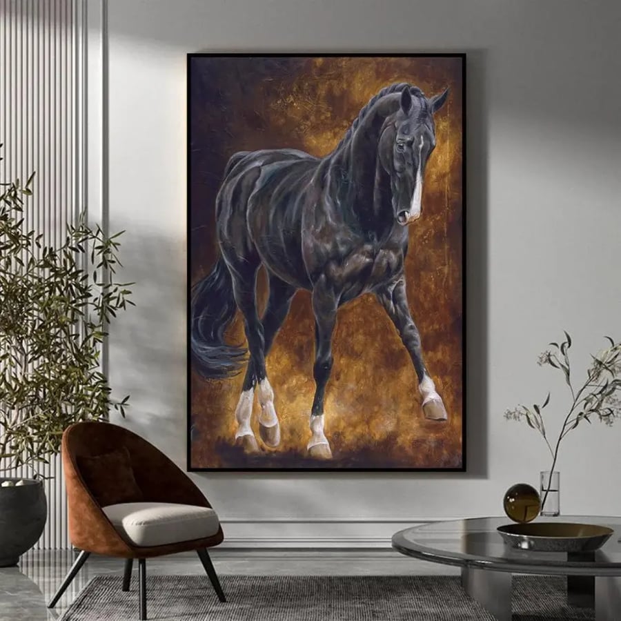 لــــوحات الخيل بتصميم عــــصــري