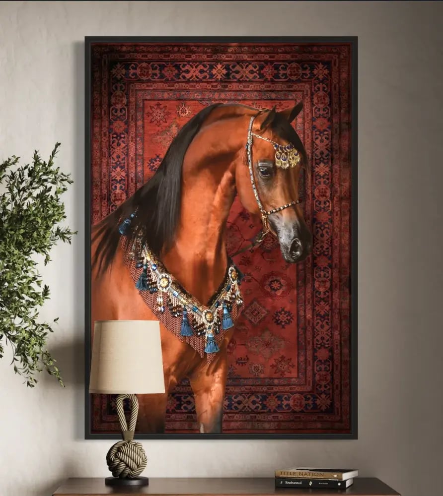 لــــوحات الخيل بتصميم عــــصــري