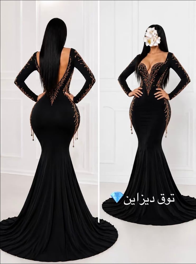 فستان اسود شك