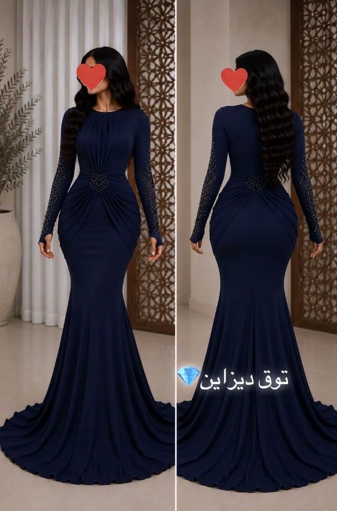 فستان كحلي