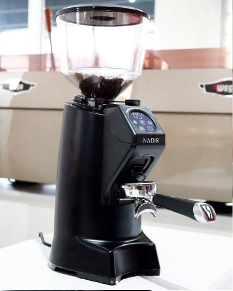 مطحنة اسبريسو يوريكا هيليوس الكتروني مع شاشة لمس وتحكم لون اسود Italy 75mm - Eureka Helios - ايطاليه