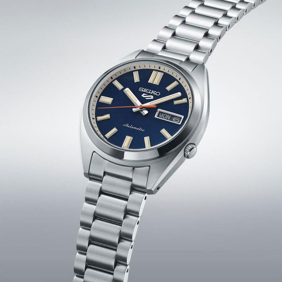 ساعة Seiko 5 Sports SNXS SRPK87 أوتوماتيك بتصميم كلاسيكي ومقاس 37.4 مم