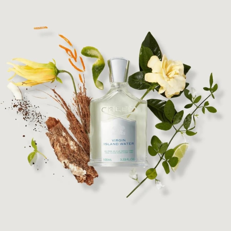 عطر كريد فيرجن آيلاند ووتر الرجالي برائحة استوائية منعشة 100 مل اصلي
